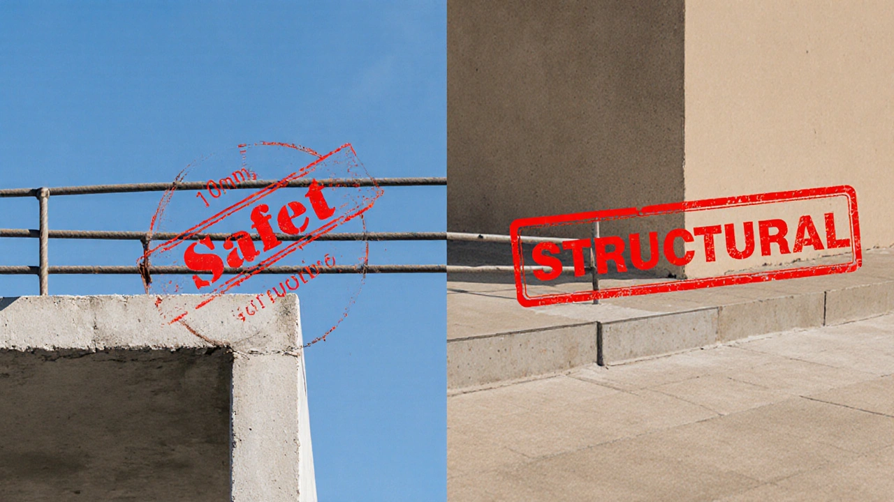 8 mm ve 10 mm demirin inşaatdaki farklı kullanım alanları karşılaştırmalı görseli.