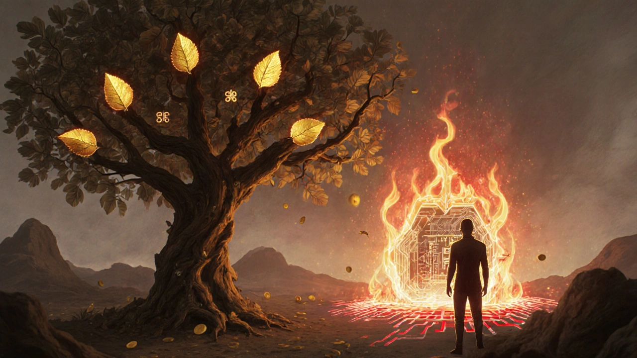 KPI bazlı kilitlenme ve deflasyon: performansa bağlı olarak açılan dijital yapraklar ve yapay zeka tarafından yakılan tokenlar.