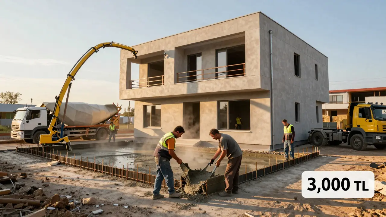 120 Metrekare Ev Ne Kadara Mal Olur? Hazır Beton Fiyatları ve Toplam İnşaat Maliyeti 2025