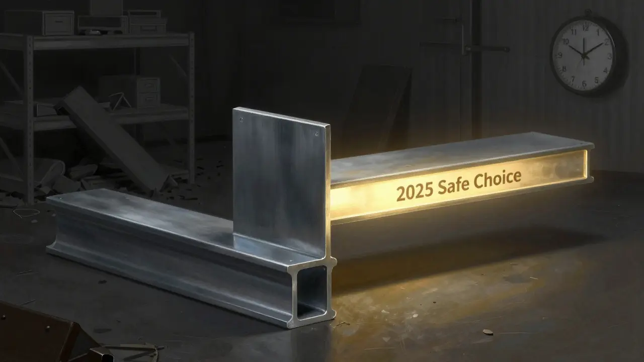 Kalınlığı yetersiz köşebentin kırılması ile güvenli seçimin karşılaştırması, sembolik görsel.