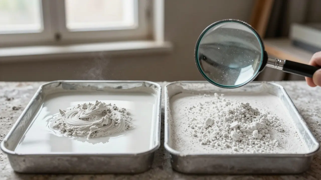 Beyaz çimento ile alçı nasıl ayırt edilir? Temel farklar ve pratik ipuçları