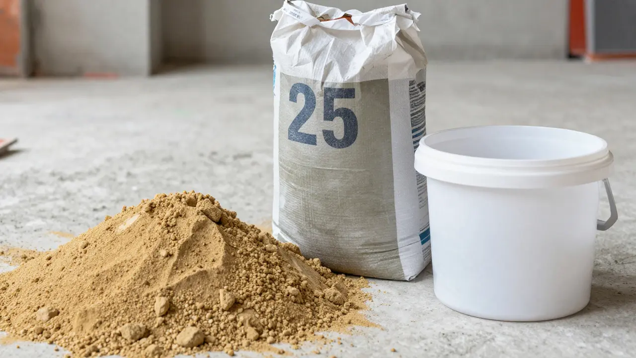 1 Torba Çimentoya Ne Kadar Kum Gider? Harç Karışım Rehberi